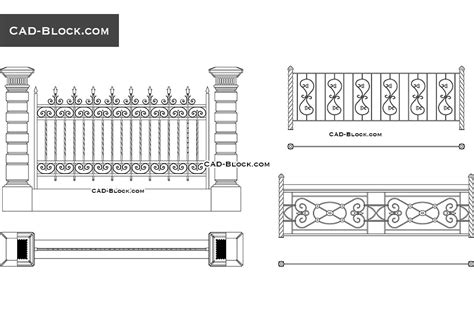 house with metal fence drawing|wrought iron fence design drawings.